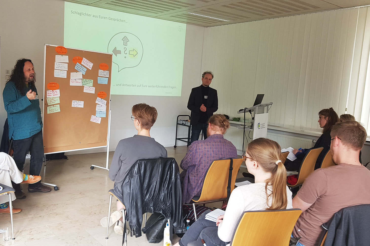 Vortrag vom KAT bei der Reallabor-Schulung in Dresden.