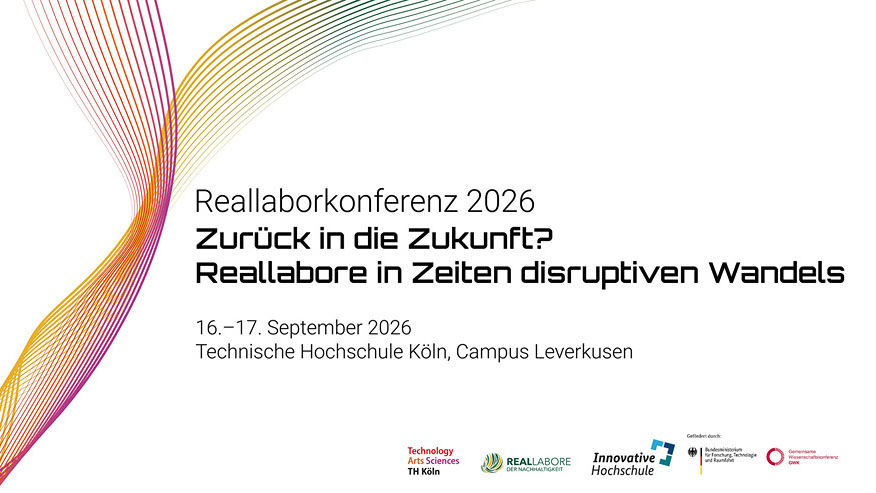 Ankündigung zur Reallaborkonferenz 2026: „Zurück in die Zukunft?“ am 16.–17. September 2026.